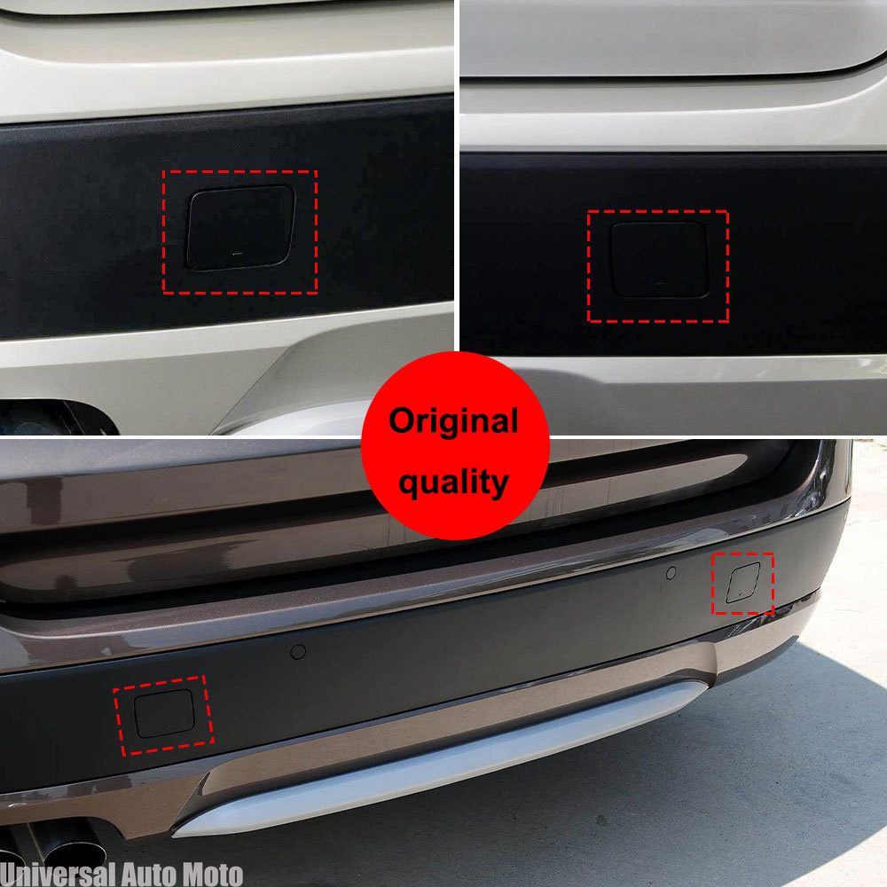 Car Accessories Hanging - Copertura Gancio Traino Posteriore Auto Nera,