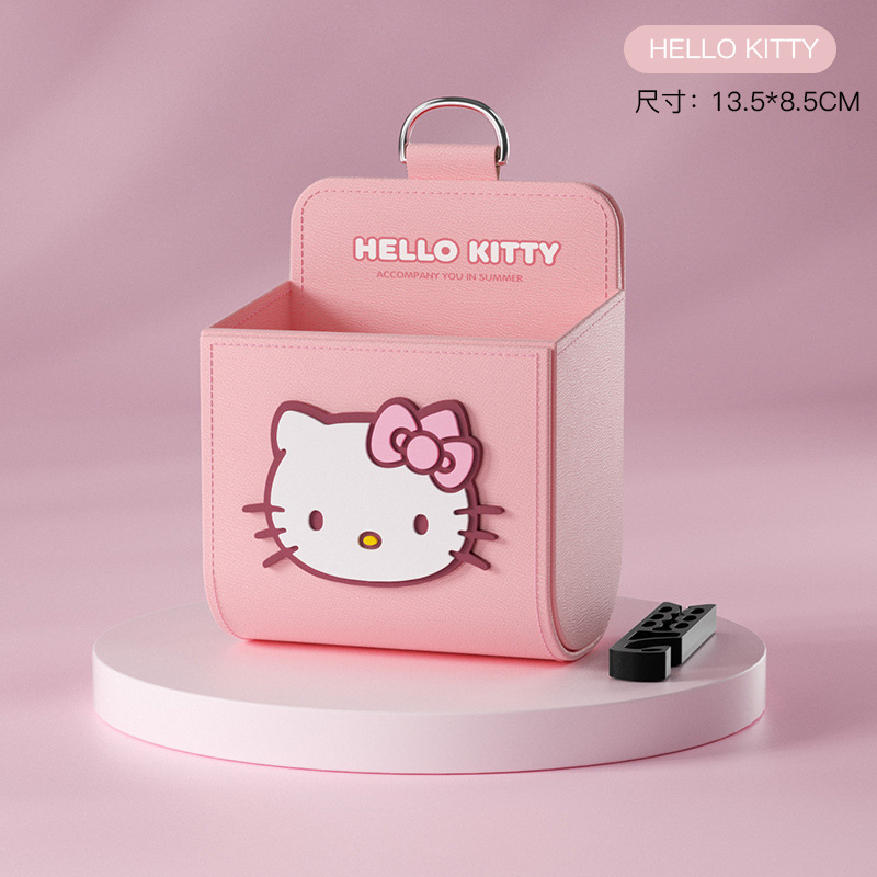 Car Accessories Hanging - Sanrio Kuromi Hello Kitty Scatola portaoggetti
