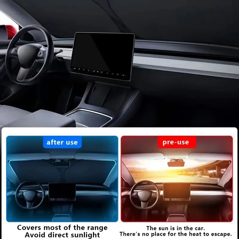 Car Accessories Window - Parasole per Finestrini Auto, Protezione Visiera