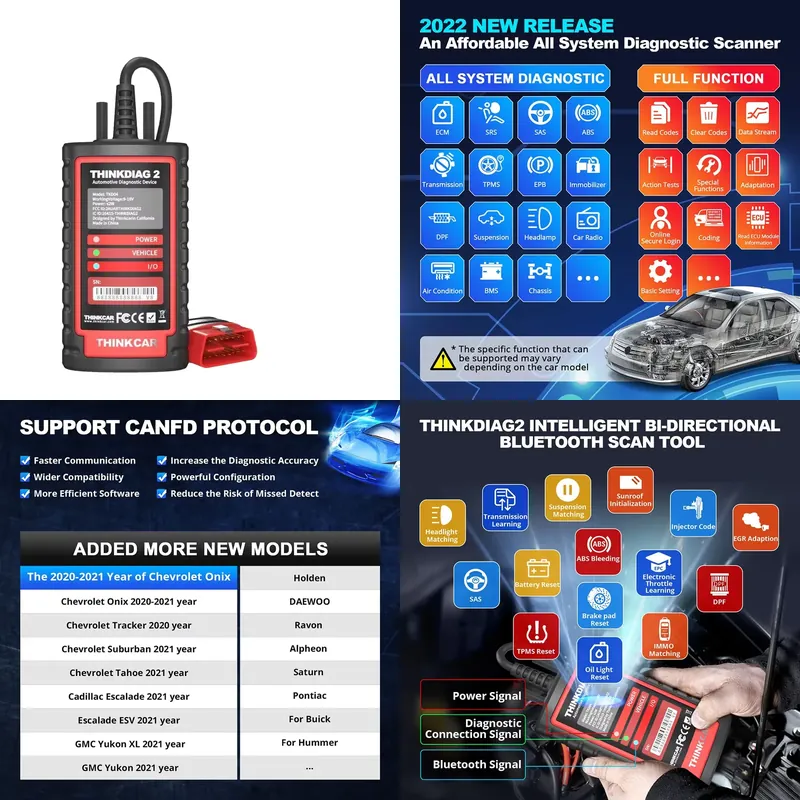 Obd2 Scanner - Thinkdiag 2 Strumento Diagnostico OBD2 Scanner