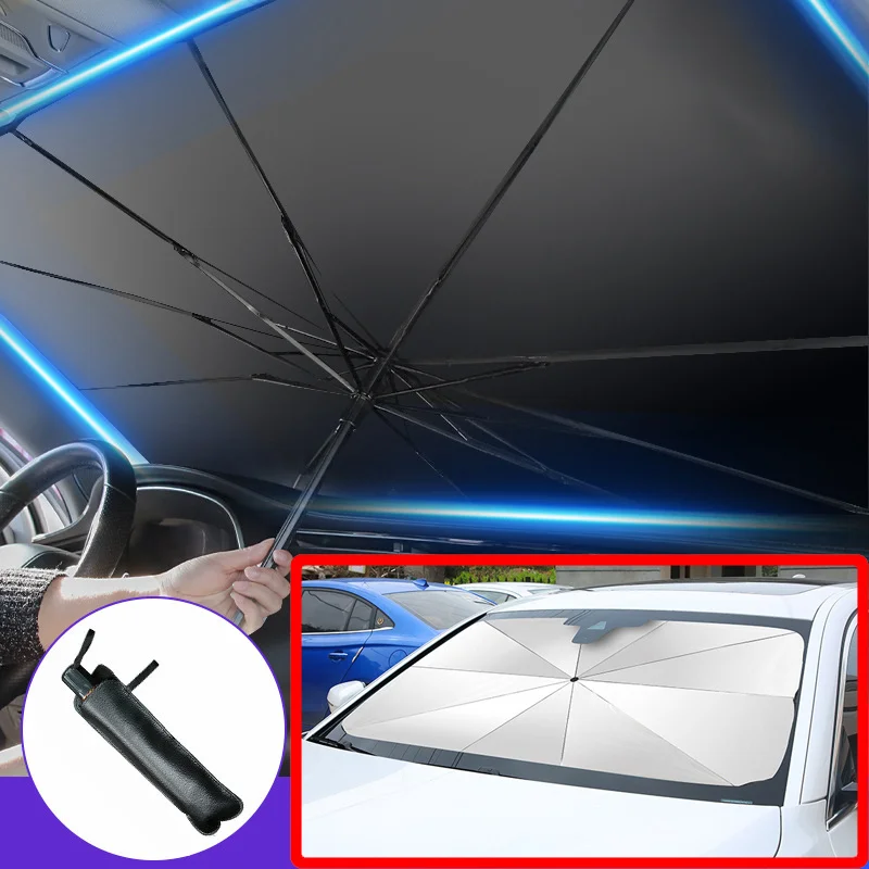 Car Accessories Window - Parasole Pieghevole per Auto, Protezione Anti-UV