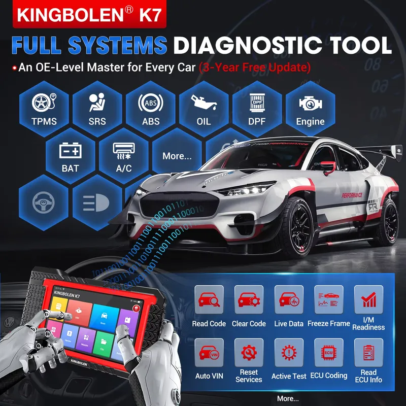 Kingbolen K7 Scanner Automobil - Obd2 Scanner recensione e prezzo