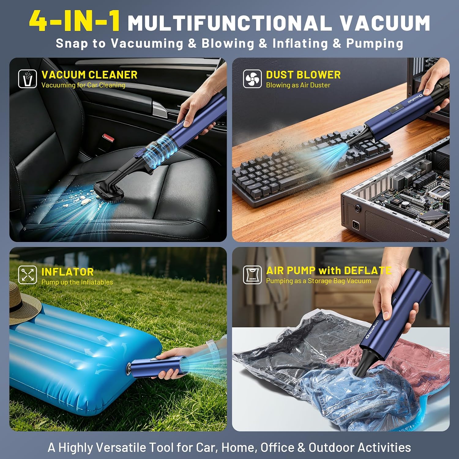 Aspirapolvere e Soffiatore d'A - Car Vacuum Cleaner recensione e prezzo