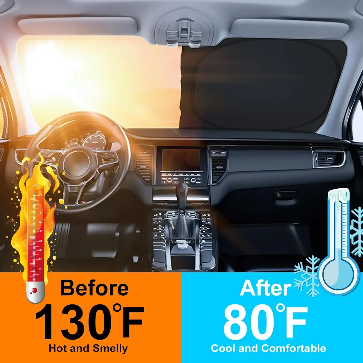 Parasole per Auto, Copertura p - Car Accessories For Interior recensione e prezzo