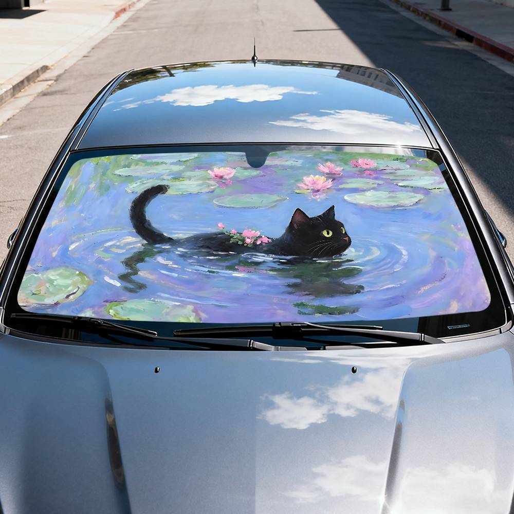 Gatto del fumetto in foglia di - Car Accessories Window recensione e prezzo