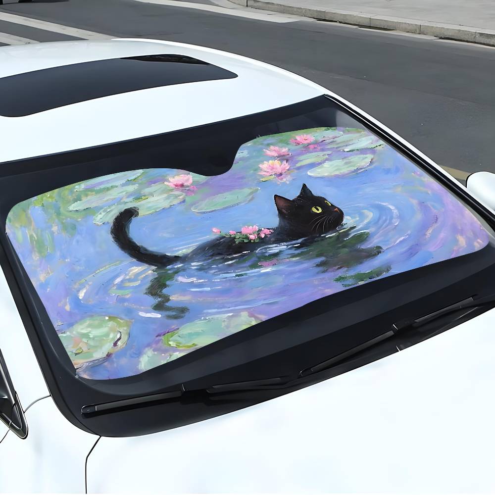 Gatto del fumetto in foglia di - Car Accessories Window recensione e prezzo